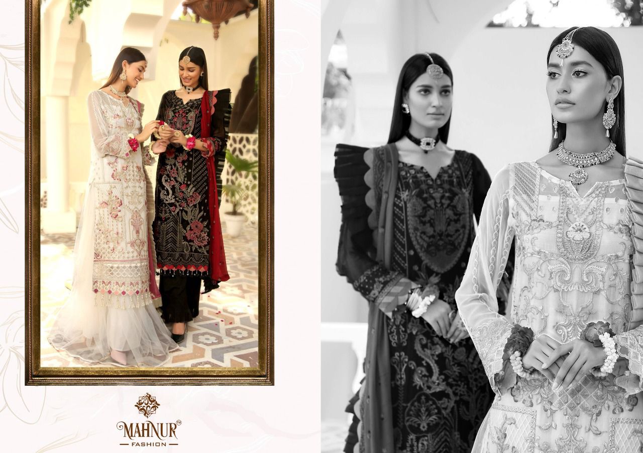 Mahnur 3 New Fancy Festive Wear Designer Pakistani Salwar Suits Collection